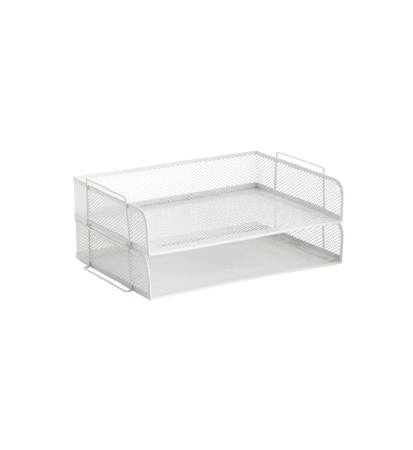 White Letter Tray